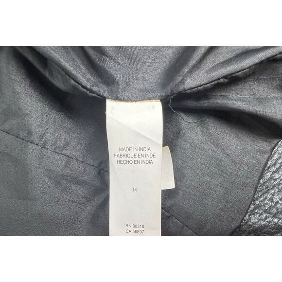 Lucky Brand Black Moto Jacket Size Medium - Picture 9 of 10